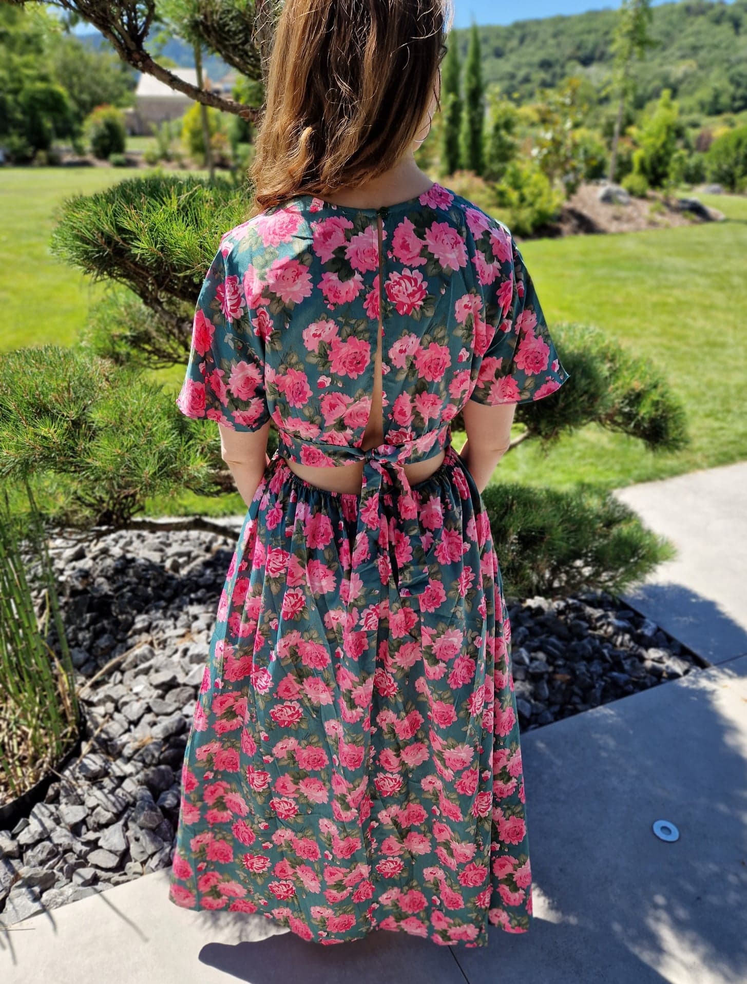 Robe Longue Jardin Fleuri