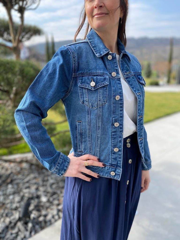 Veste en jean Lily FEMME VESTES MANTEAUX Mes Petits Bonheurs