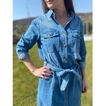 Robe chemise en jean.3