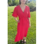 Robe longue Fuchsia Mina.2