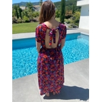 Robe longue fleuri joli dos Paloma.4