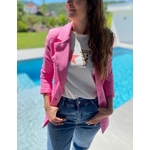 Blazer en coton rose bonbon Valentin.3