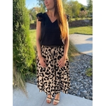 Jupe midi imprimé léopard taille élastique Esmée.3