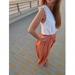 Blouse blanche avec dentelle et joli dos Flora.2