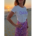 Tshirt Oohlala en coton Lilas.2