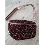 Sac Banane paillettes Marron.2