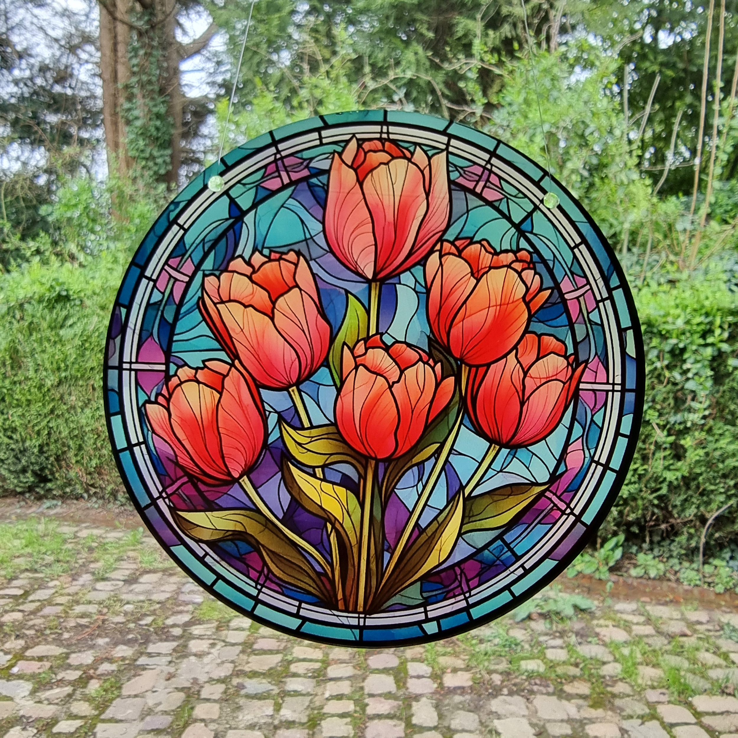 Vitrail Tulipe