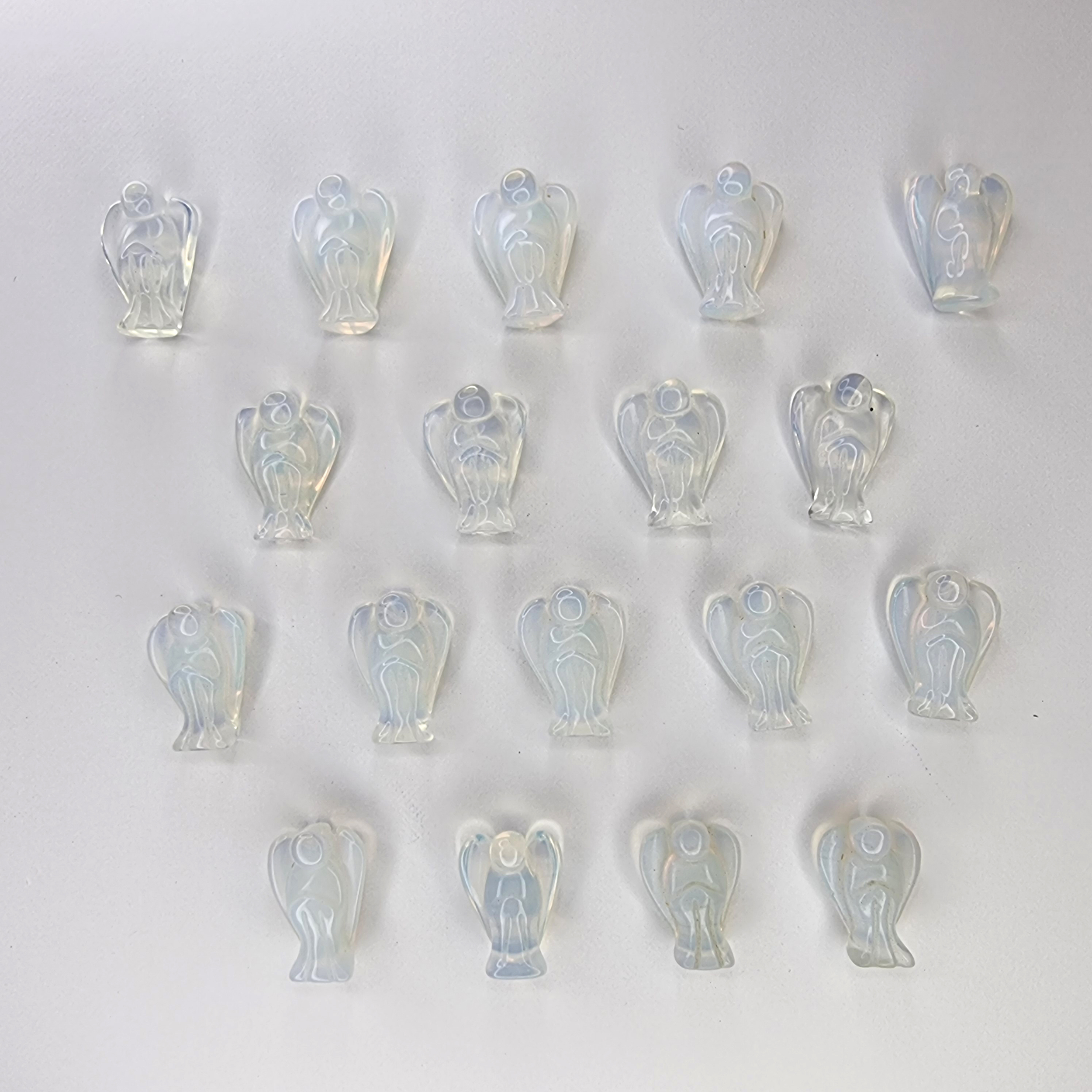 Ange Gardien De Poche Avec Sérénité Prière Opale Pierre De Guérison