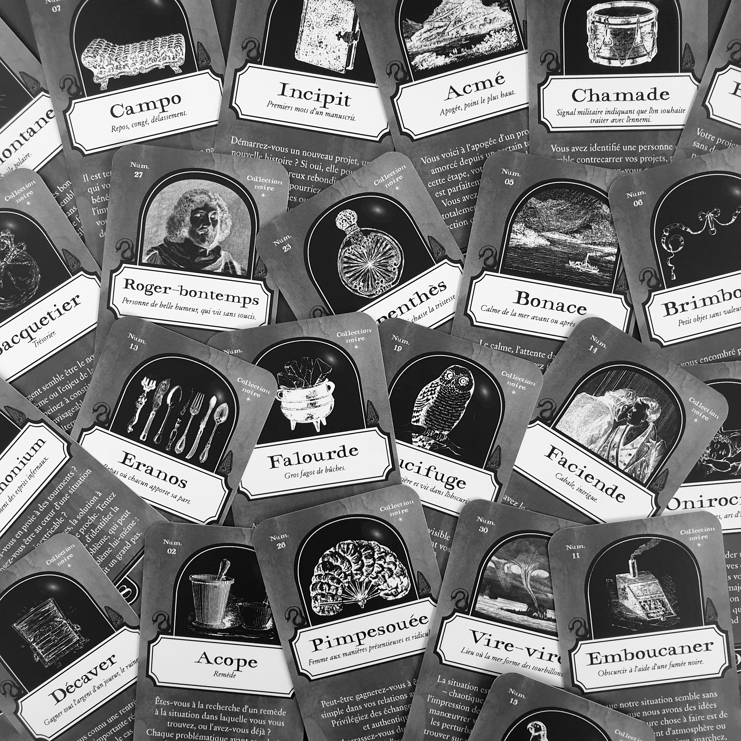 manufacture des merveilles augure cartes mots