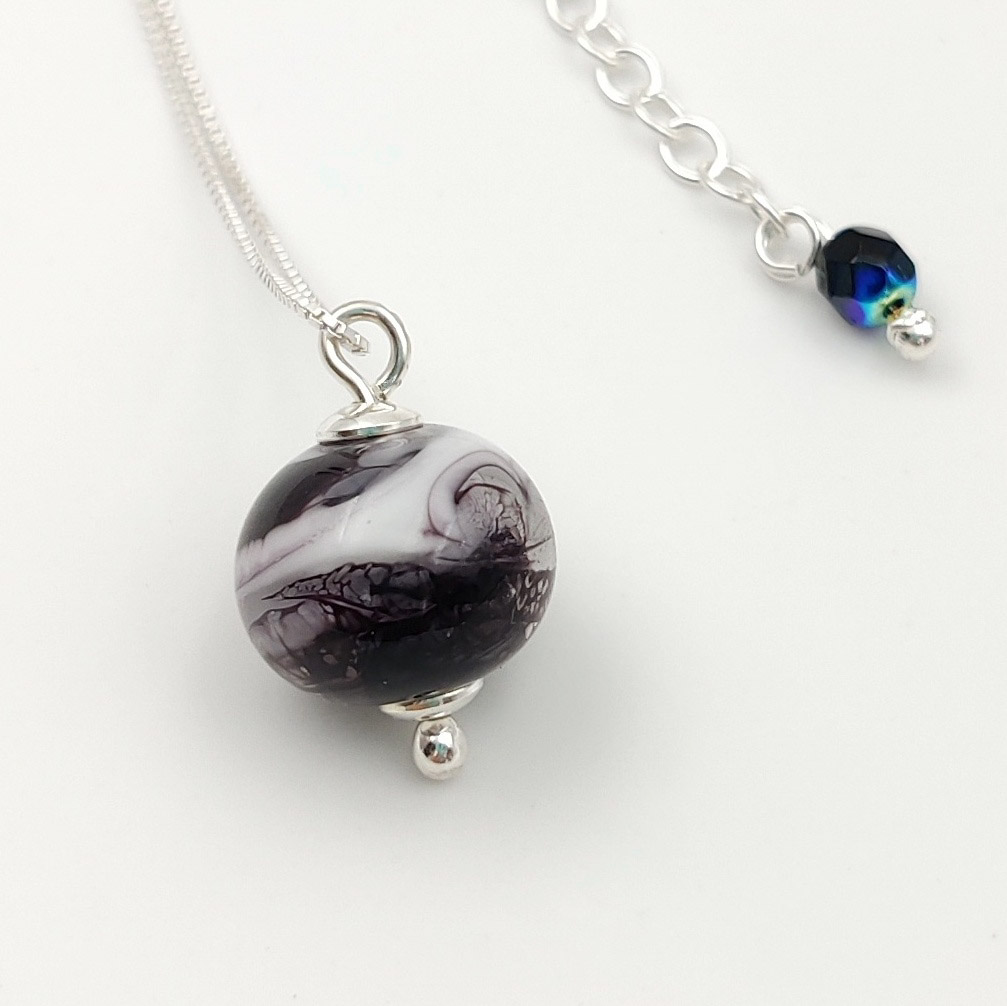 Collier Perles Murano Et Tchèques - Style Shamballa - Neuf Sans Emballage, Sans Marque