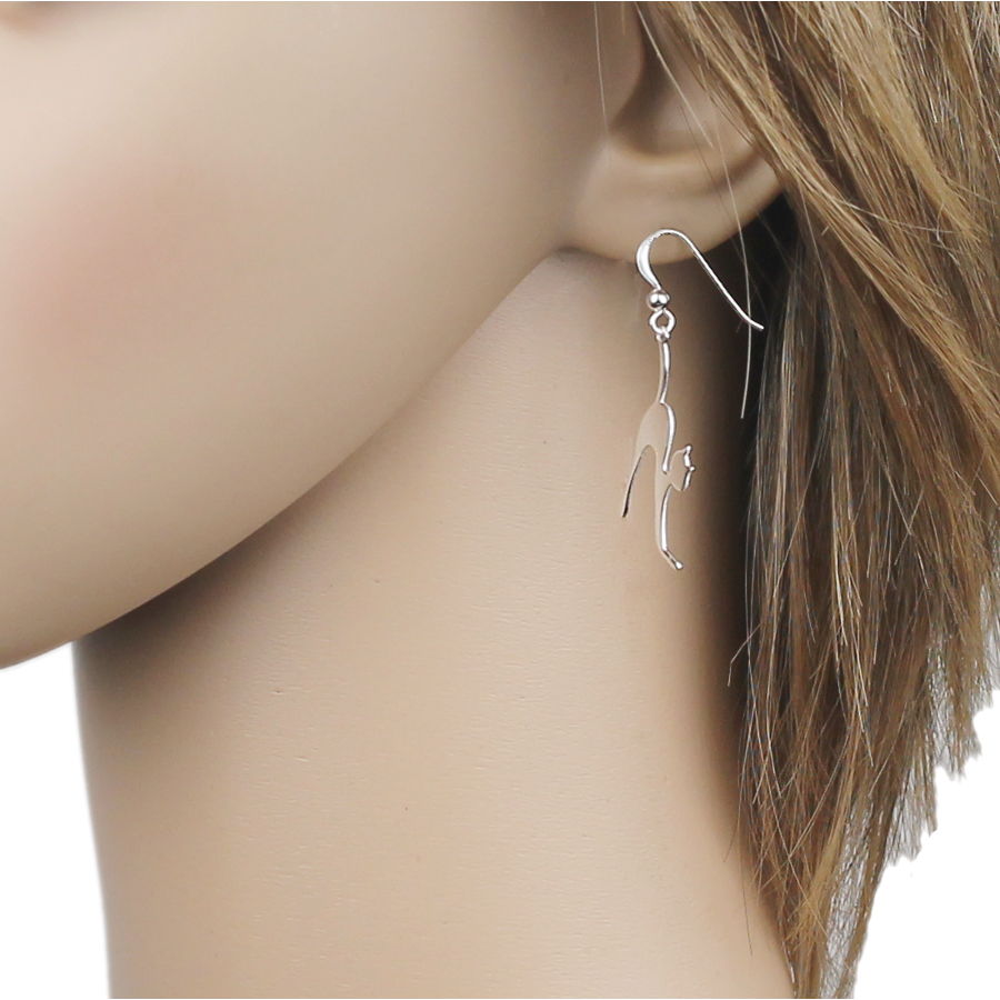 Boucles-argent-chat-felin-mi-longues-femme-11832
