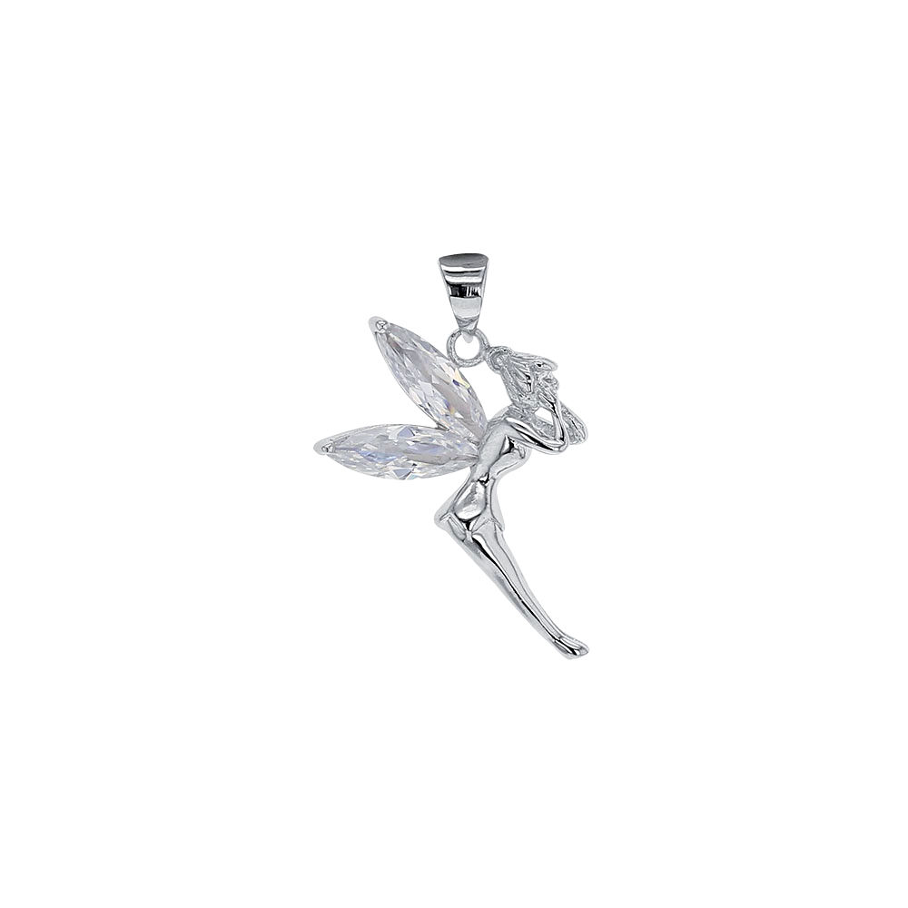 pendentif fée ailes transparentes argent 316379-L-1000p