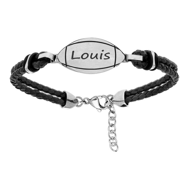 bracelet-rugby-Louis-Noir-128801N