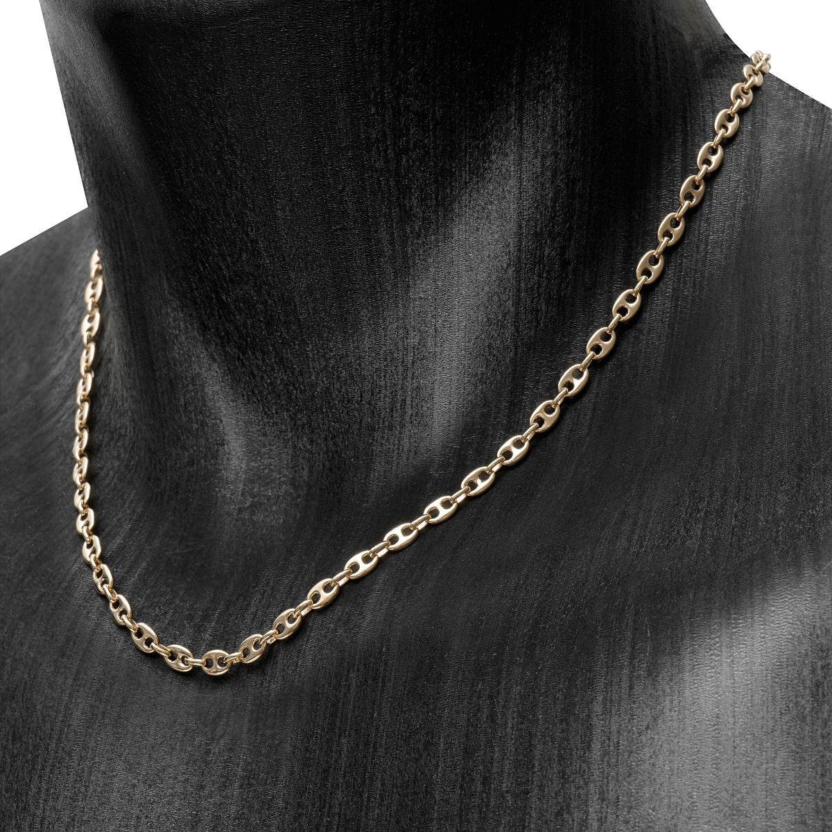 collier grains de café 5x7mm-101160c-1200p