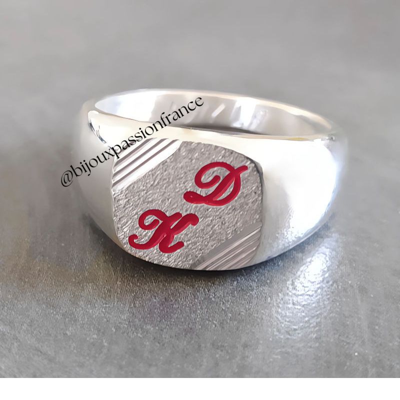 Chevaliere-argent-massif-initiales-couleur-rouge-08601-bijouxpassionfrance-40101-KD
