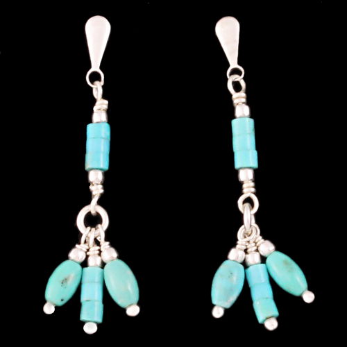 Style amérindien pierres turquoise