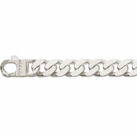 Chaîne 45 cm Maille Gourmette Argent 2.25 Grammes