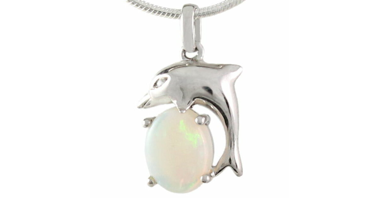 Pendentif Dauphin En Argent 950 Avec Huayruros - Fait Main Au Pérou, Collier 56-60 Cm