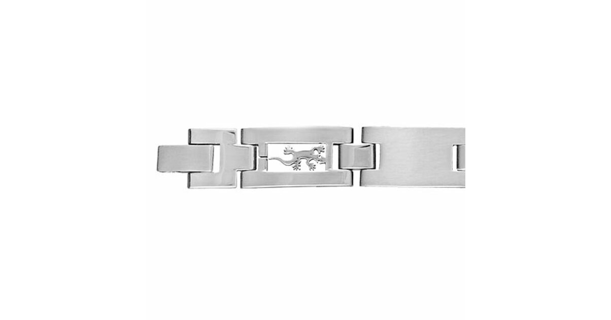 Bracelet Large Rigide émail Bordeaux Déco Salamandre Argenté - Occasion Comme Neuf