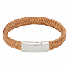 bracelet cuir marron clair acier gravure-433353-1100p