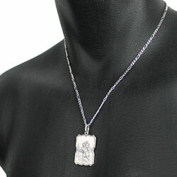 Collier En Aigue Marine Naturelle Du Brésil - 290 Carats - Monture Argent 925 - Superbe Gemme