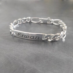 Bracelet En Argent Ancien - Diamètre 7 Cm, Poids 95g, Occasion