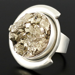 Bague pyrite Clearance