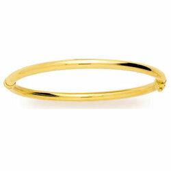 Bracelet Jonc En Plaqué Or 18 Carats - Fil Rond 3 Mm - Neuf Avec étiquettes - Marque Tata Gisèle