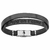 bracelet papa on t aime cuir noir acier-126861N-1200p