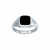 chevaliere onyx argent 925 rhôdié 311224-Lav-1000p