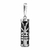 pendentif tiki chance onyx argent rhodie-1200p-00516