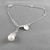 bracelet perle de majorque blanche-SGL-11309-500p
