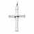 Pendentif croix argent 925 option rhodie - MURAT - 205251 - 420p