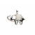 Pendentif opale véritable blanche-éléphant-02494PO