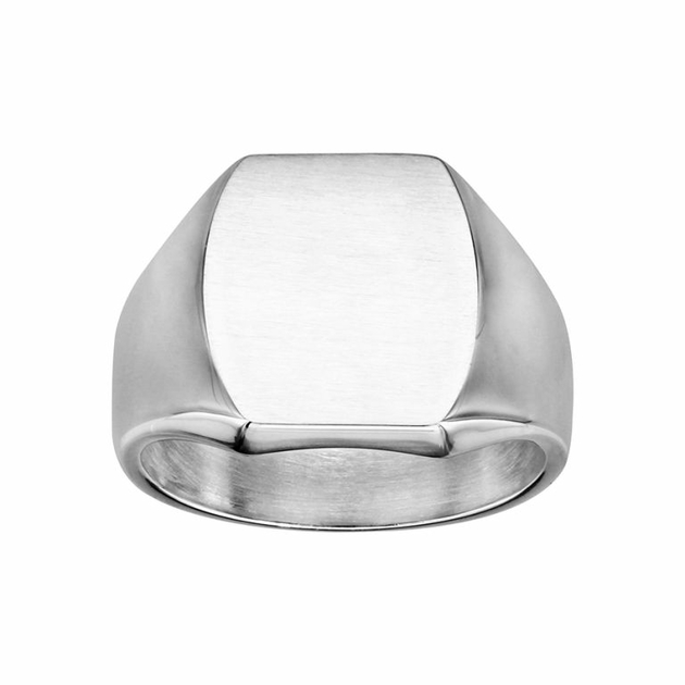 Chevalière En Argent Massif Neuve – Taille 55 – Sans Marque