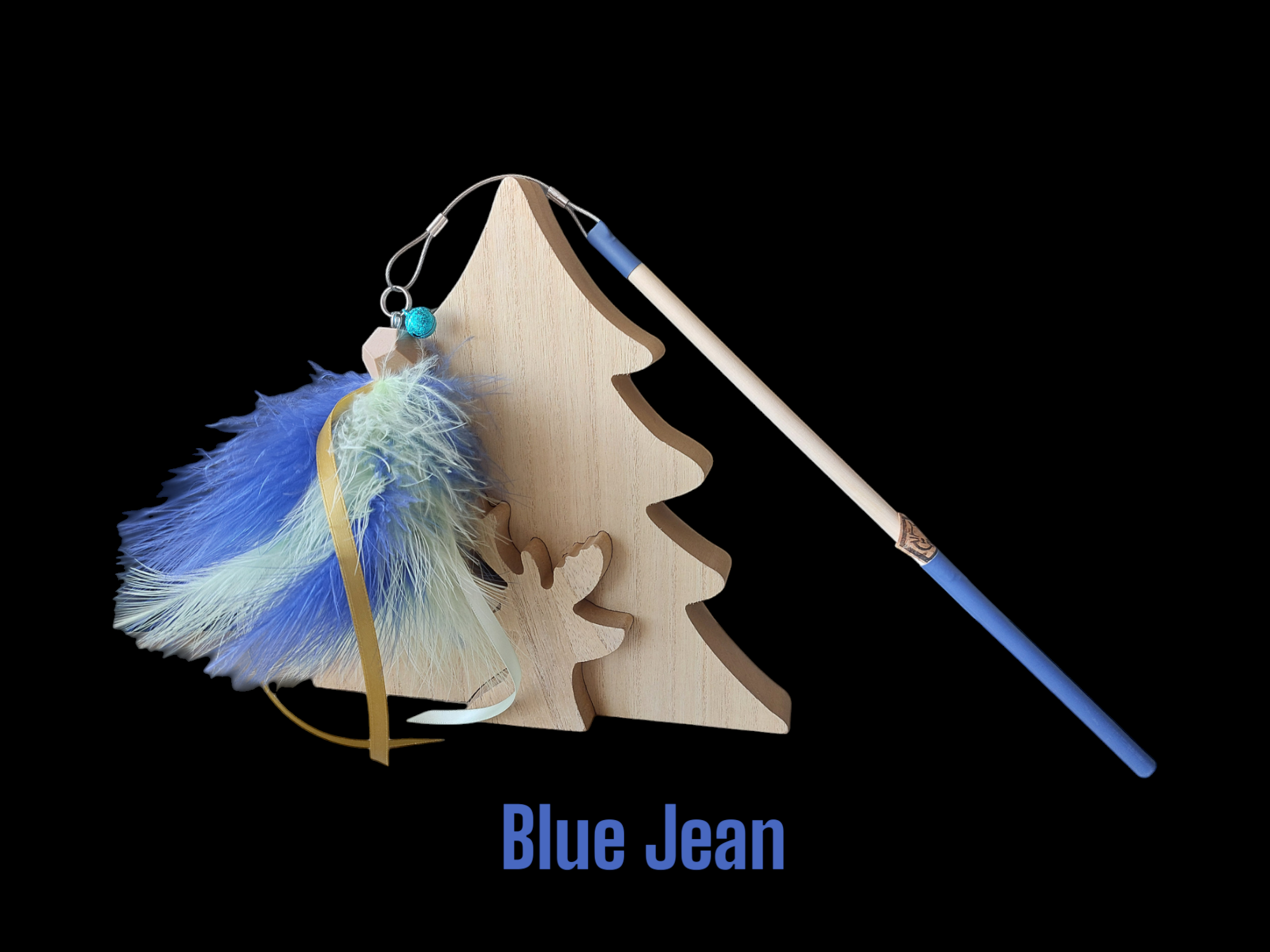 plumeau pour chat Blue Jean