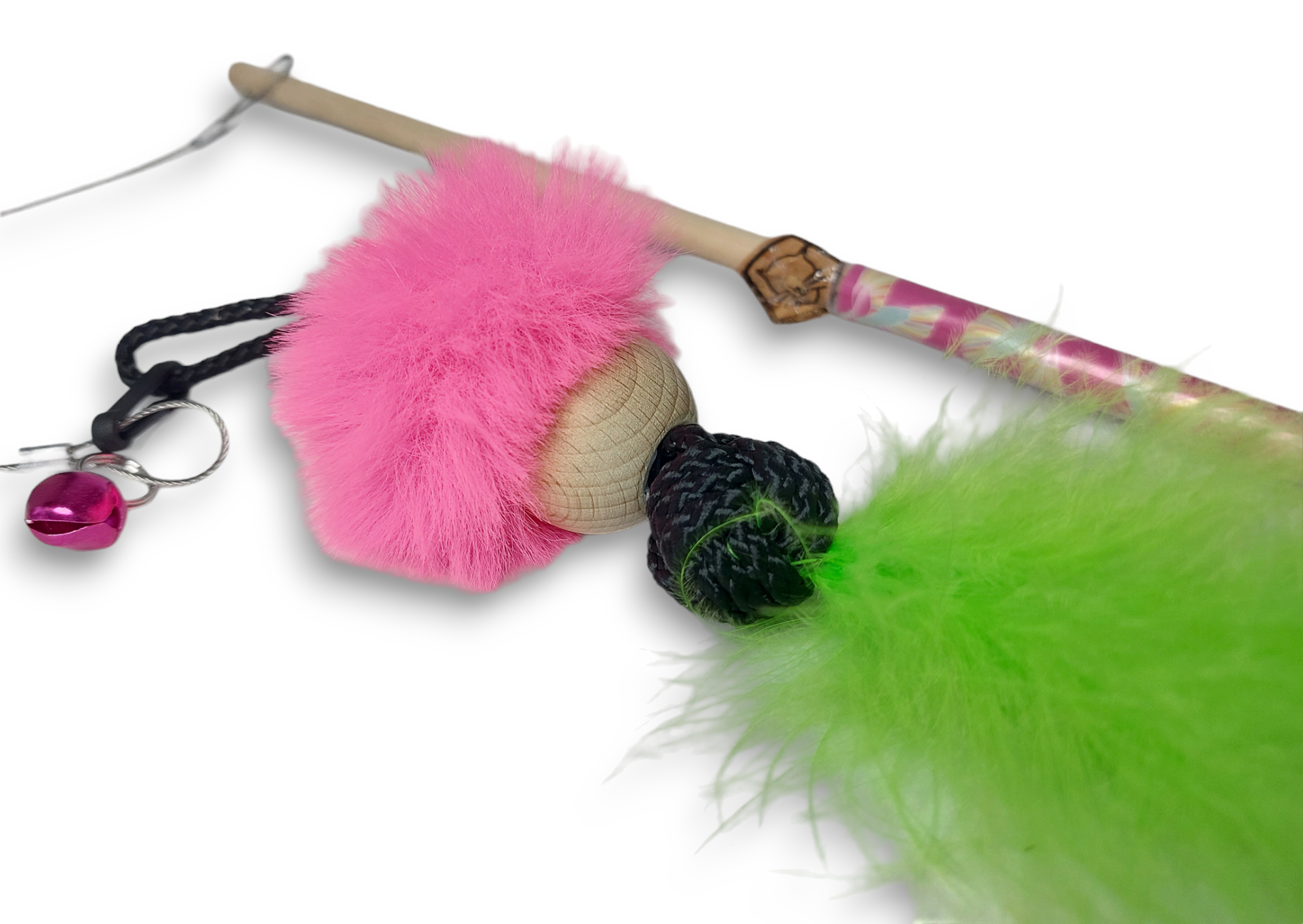 canne a peche crazy ballerina pour chats