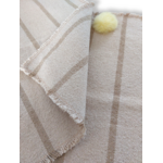 tapis en coton écru