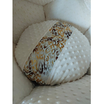 coussin pentagone léopard