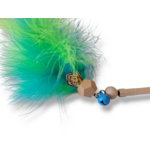 Plumeau Velvet pour chat en plumes véritables