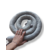 brin de tresse panier gris