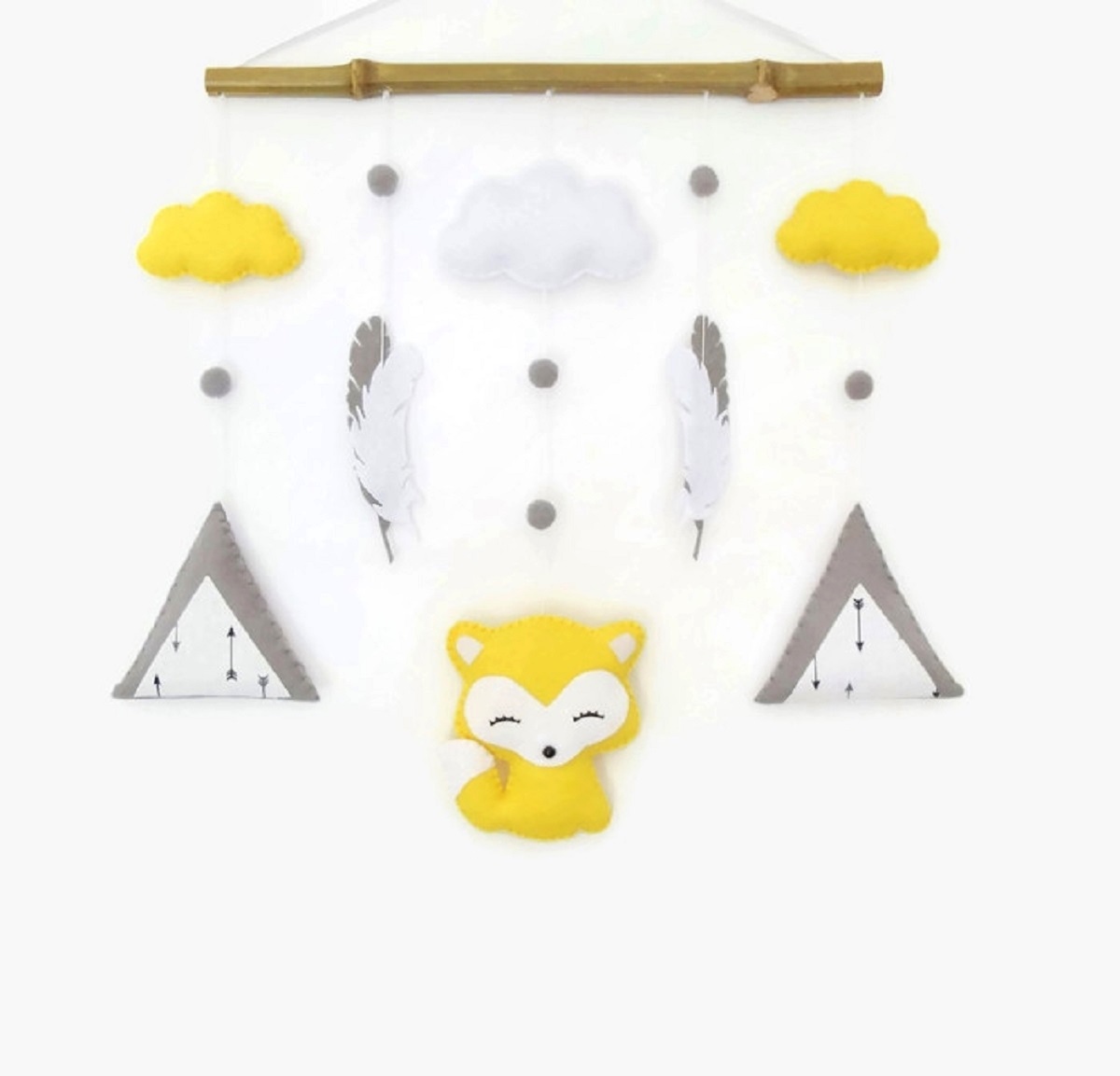 mobile mural chambre enfant decoration renard