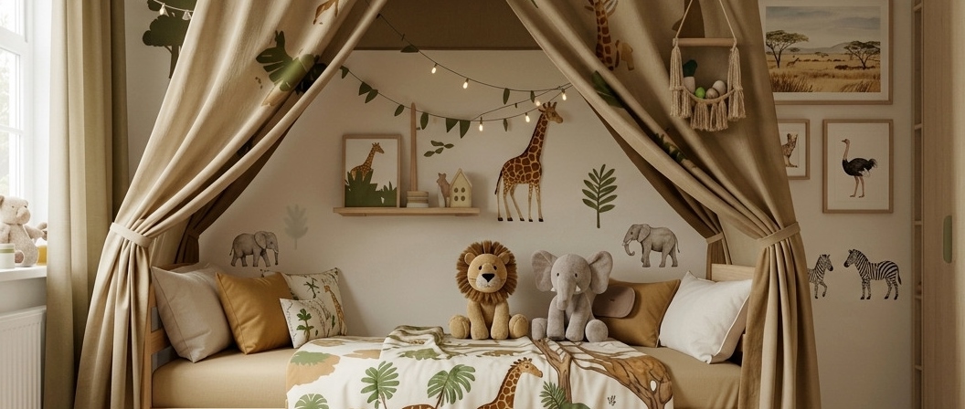 ok page safari savane guirlande