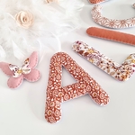 guirlande prénom tissu terracotta decoration chambre bebe