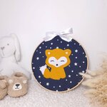 Déco murale chambre bébé - cadre renard le petit prince