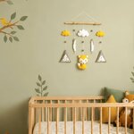 Attrape rêves mural pour chambre bébé renard (1)