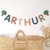 décoration chambre bébé garçon foret arbres nature