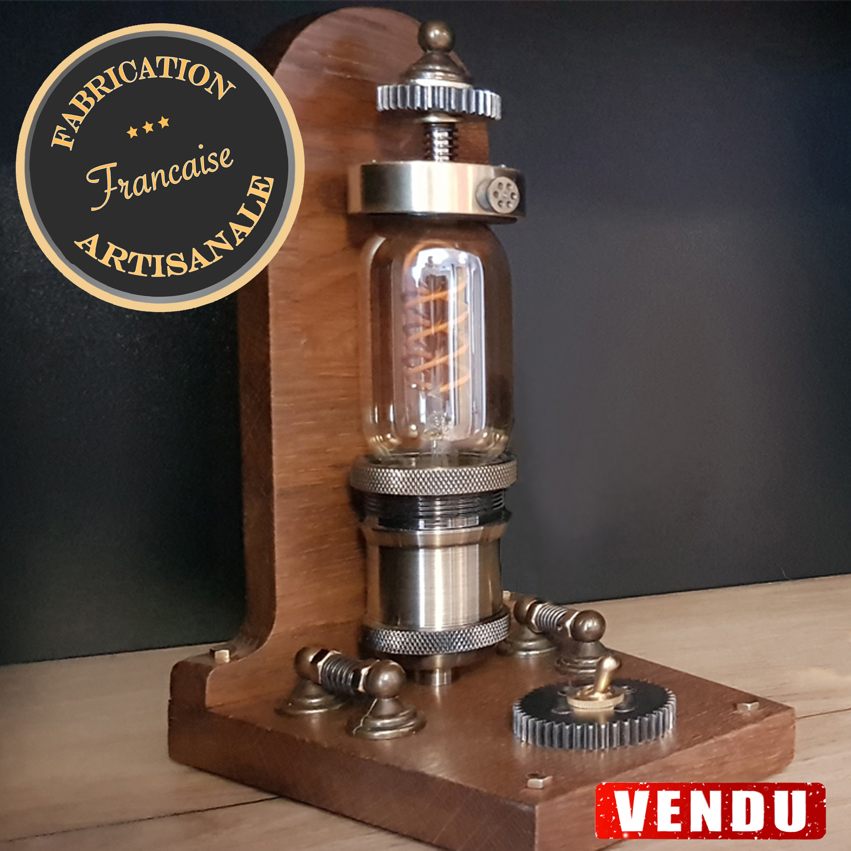 Lampe Edison industrielle vendu