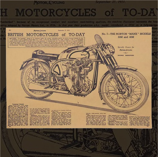 vintage moto kraft