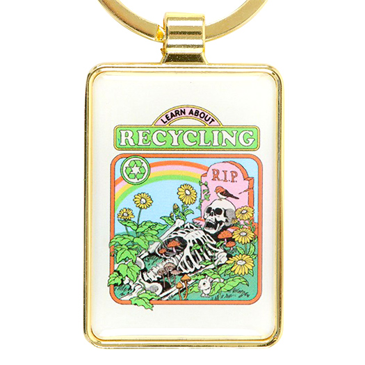 PORTE CLÉ  STEVEN RHODES, RECYCLING 